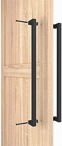 CDYD 24 כבד צורה שטוחה דלת אסם דחיפת ידית משיכה כניסה חנות משרדים מסחרית מוסך עץ קדמי.