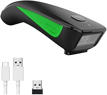 Netum Bluetooth Mini 1D Barcode Scanner, 3 ב -1 1 ב -1 USB נייד USB אלחוטי CCD ברקוד סריקת תמיכה סריקת מסך, עבור טאבלט