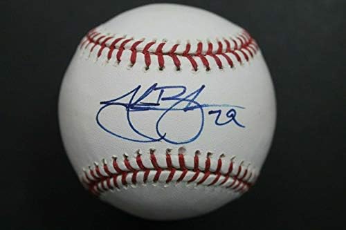 ג'וליו בורבון טקסס ריינג'רס קאבס אוריולס חתימה MLB זליג בייסבול חתום - כדורי חתימה