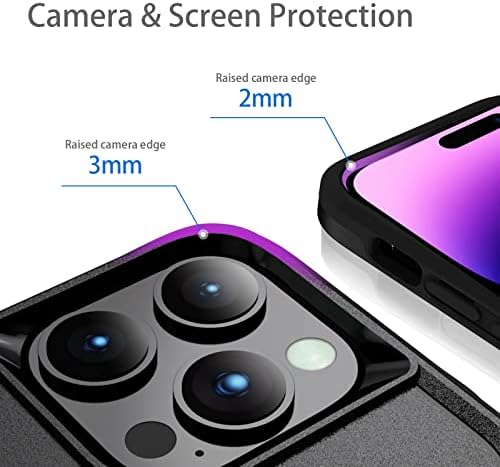 HSEFO מיועד למארז ה- iPhone 14 Pro Max, הגנה על חובה כבדה חסין זעזועים אטום אבק אבק אבק נגד מכסה טלפון מגן לאייפון 14