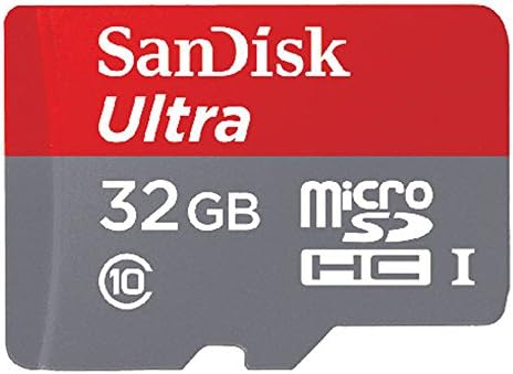 כרטיס זיכרון של סנדיסק אולטרה 32 ג ' יגה-בייט/כרטיס זיכרון מיקרו 10 עם מתאם - סדקוואן-032 גרם-ג4א