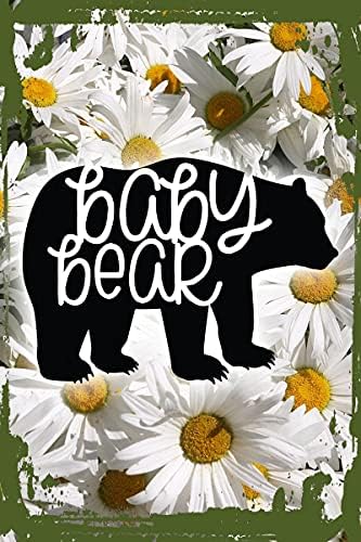 קיר פרח חיננית אמנות דוב תינוקות צללית ילד משפחה שממה צעירה טבע תלי